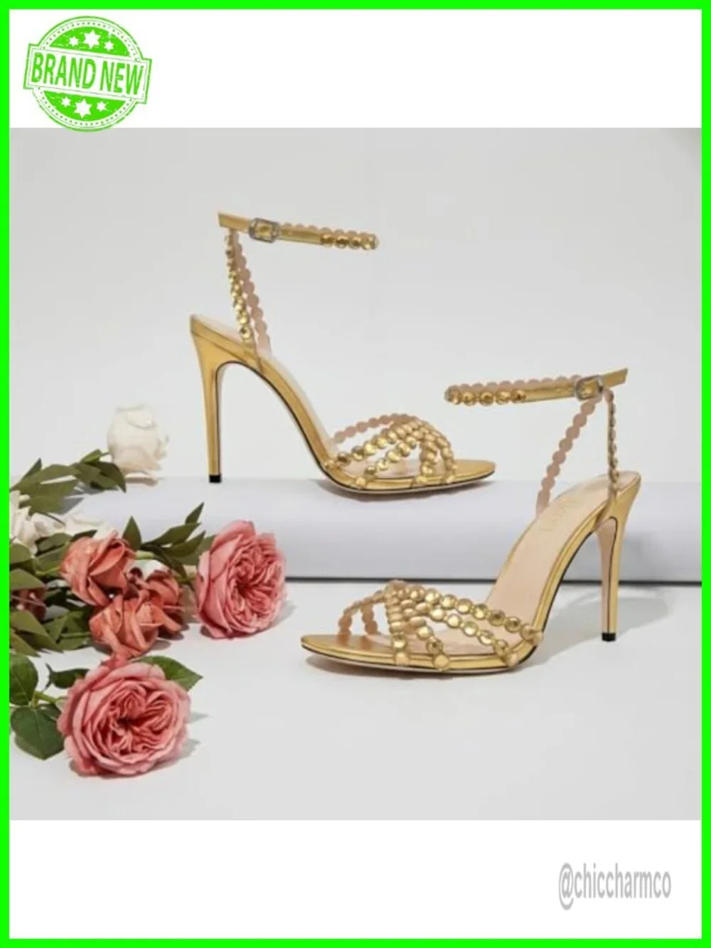 Rhinestone Stiletto High Heels Strappy Sandals Dressy Pumps Shoes